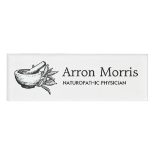 Naturopath Name Abzeichen Namenschild
