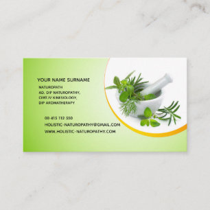 Naturopathy, holistisches Heilen, Aromatherapie Terminkarte