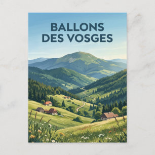 Naturpark Ballons des Vosges Frankreich Postkarte