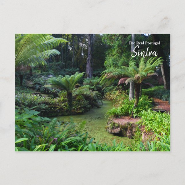 Naturpark Sintra - das wahre Portugal Postkarte (Vorderseite)