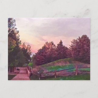 Naturpfad Postkarte