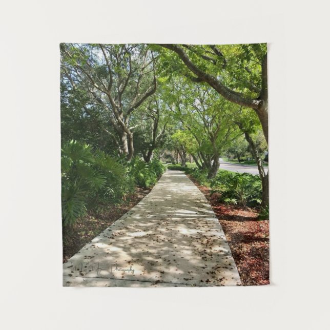 NATURPFAD WALL ART TAPESTRY WANDTEPPICH (Vorderseite)