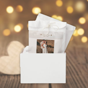 Naturpferde Hochzeit Foto nach Maß hinzufügen Geschenktütchen