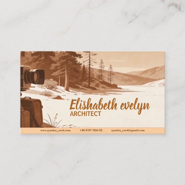 Naturrahmen Visitenkarte (Vorderseite)