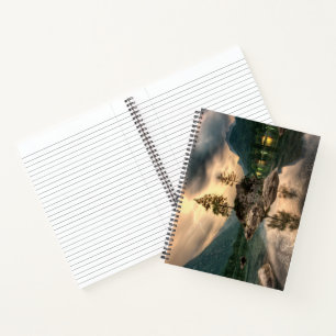 Naturreisen - Wassergebirge Landschaft Notizbuch