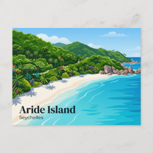 Naturreservat Aride Island Seychellen Postkarte