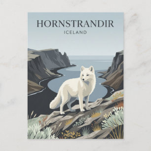 Naturreservat Hornstrandir Island Postkarte