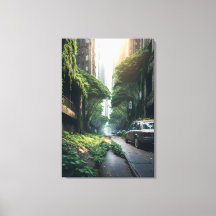 Naturs stillchweigende Rückeroberung Postapokalypt