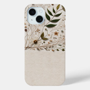 Naturschöne Botanische Blumen & Blätter Case-Mate iPhone Hülle