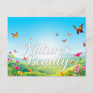 Naturschönheit Feiertagspostkarte