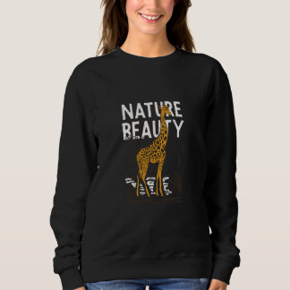 Naturschönheit Giraffe Grafik T-Shirt Sweatshirt