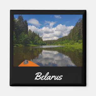 Naturschutzgebiet Flusslandschaft Weißrussland Magnet