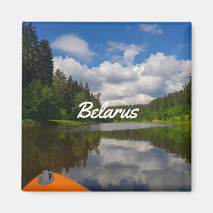 Naturschutzgebiet Flusslandschaft Weißrussland Magnet