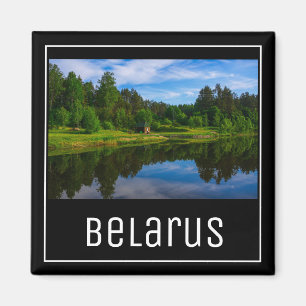 Naturschutzgebiet Flusslandschaft Weißrussland Magnet