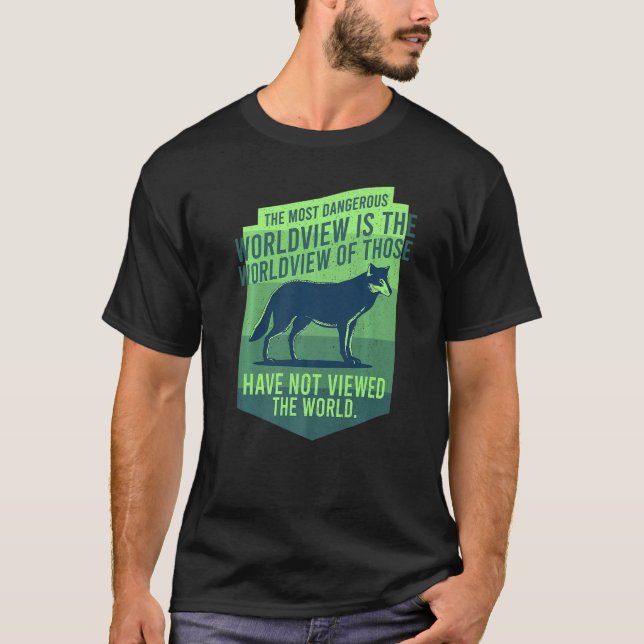 NaturschutzWolf T-Shirt (Vorderseite)