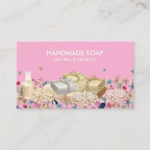 Naturseife pink visitenkarte