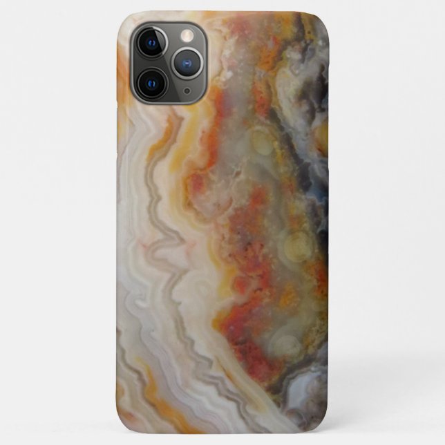 Naturstein, authentische Farben und Design Case-Mate iPhone Hülle (Rückseite)