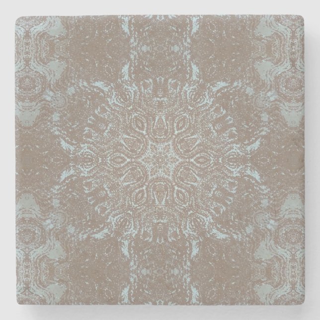 Naturstein und Sand Steinuntersetzer (Vorderseite)