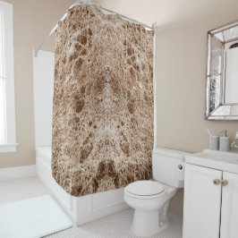 Natursteinmuster Duschvorhang