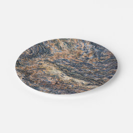 Natursteinmuster Pappteller