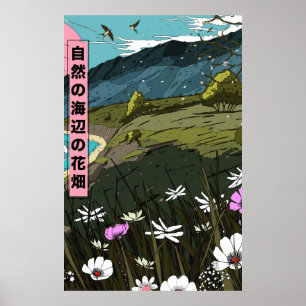 Naturstrandwiese Poster