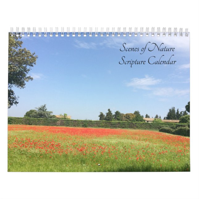 Naturszenen mit Schriftzügen Kalender (Titelbild)