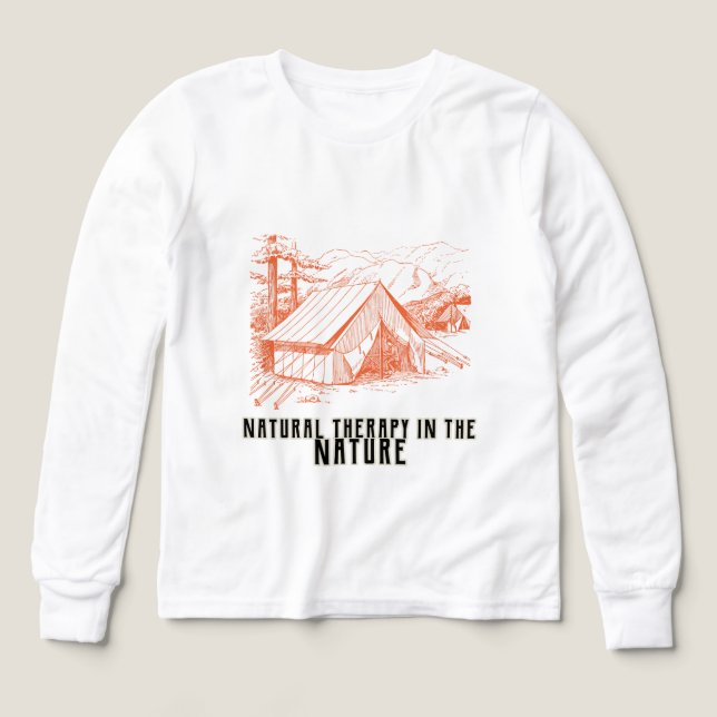 Naturtherapie mit langen Ärmeln (Design Vorderseite)
