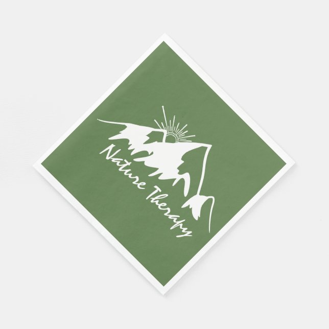 Naturtherapie Serviette (Ecke)