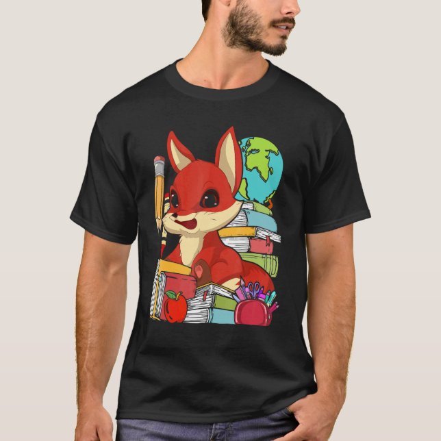 Naturtierstudentin Niedlich Forest Fox T-Shirt (Vorderseite)