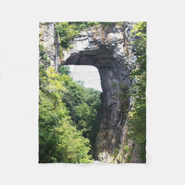 Naturtor - Naturbrücke Fleecedecke (Vorderseite)