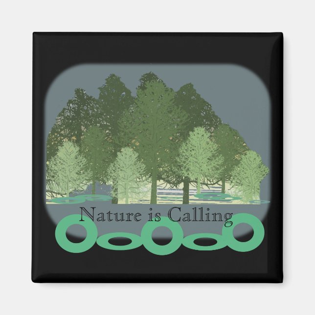 Naturwald der Bäume Magnet (Vorne)