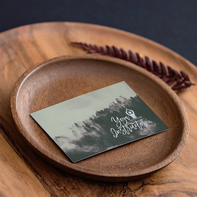 Naturwald Meditation Yoga-Lehrer Skript Visitenkarte (Von Creator hochgeladen)