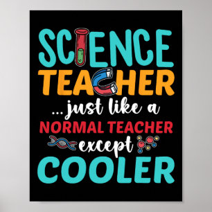 Naturwissenschaftslehrer Außer Kühler Ck Zur Schul Poster