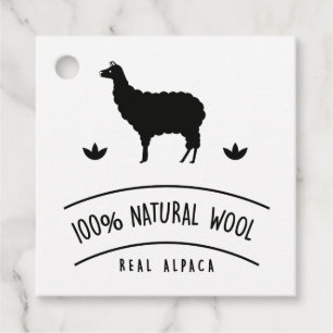 Naturwolle Real Alpaca Geschenkanhänger