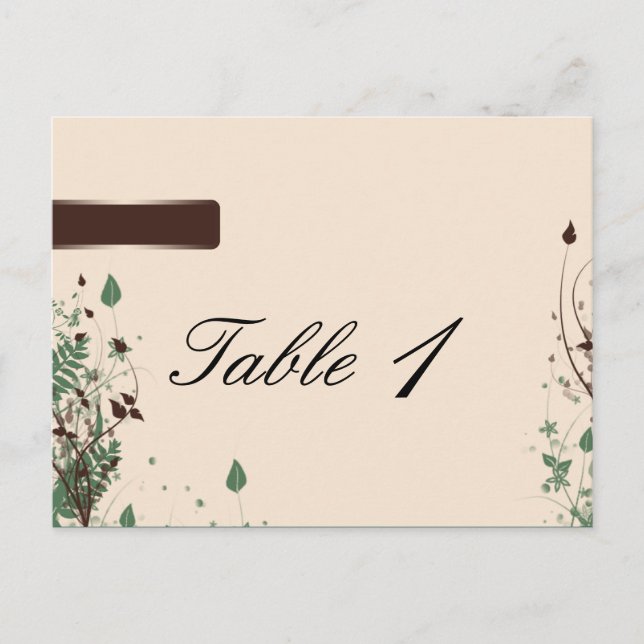 Naturwunder in der Elfenbeinbrauer Hochzeitsstimmu Postkarte (Vorderseite)