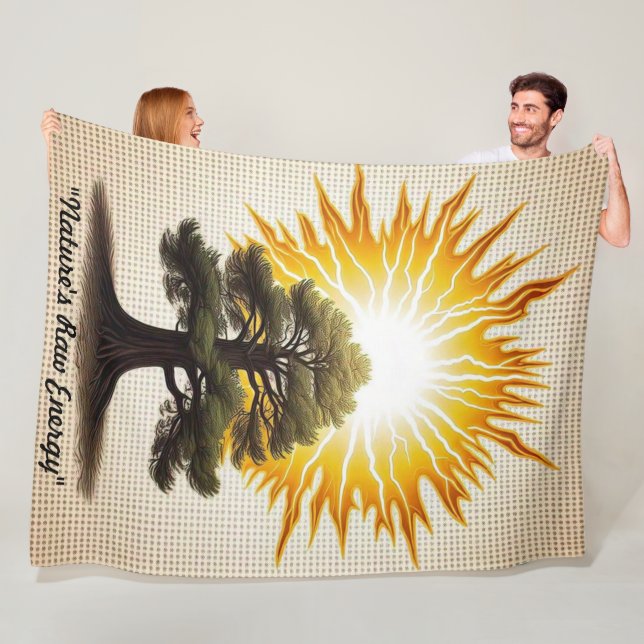"Naturzorn" Fleecedecke (Beispiel)