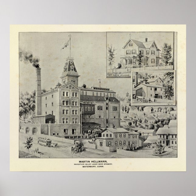 Naugatuck Val Brewery Poster (Vorne)