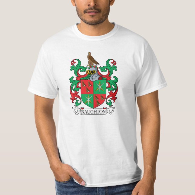 Naughton Familienwappen T-Shirt (Vorderseite)