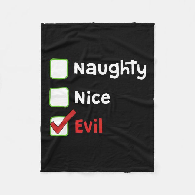 Naughty6 Fleecedecke (Vorderseite)