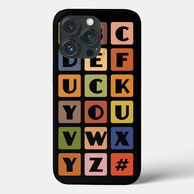 Naughty Alphabets Blackberry Bold Case (Rückseite)