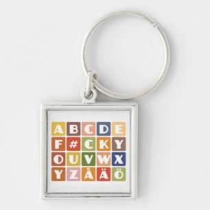 Naughty Alphabets Schlüsselkette Schlüsselanhänger