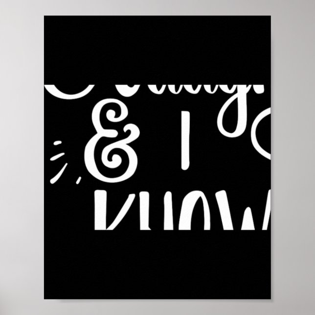 Naughty And I Know It Funny Christmas Baby  Poster (Vorne)