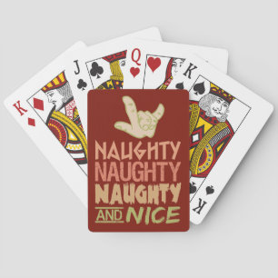 Naughty AND Nice benutzerdefinierte Spielkarten