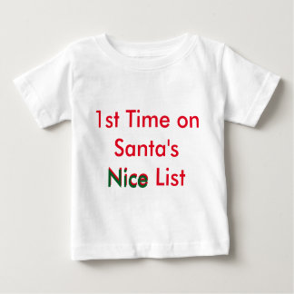 Naughty Baby: 1. Nice List Tutu Baby T-shirt