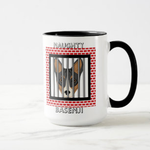 Naughty Basenji Funny Dog Tasse