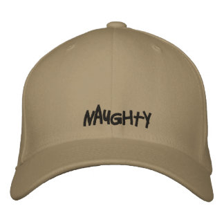 NAUGHTY BESTICKTE BASEBALLKAPPE