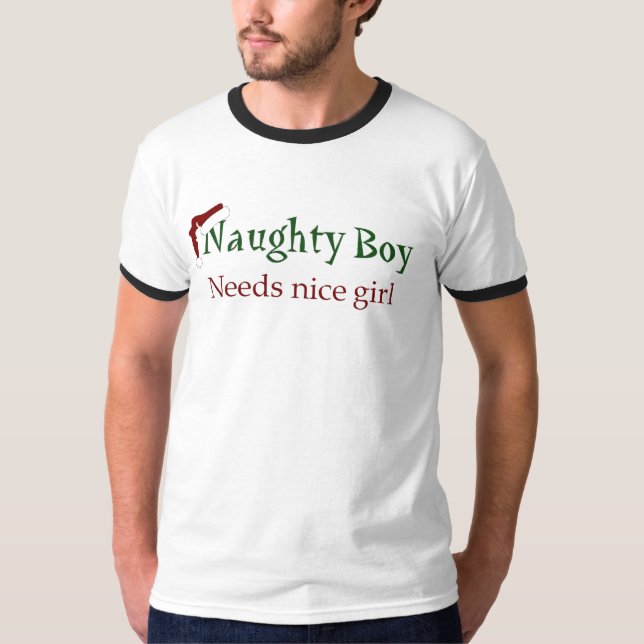 Naughty Boy Tee (Vorderseite)