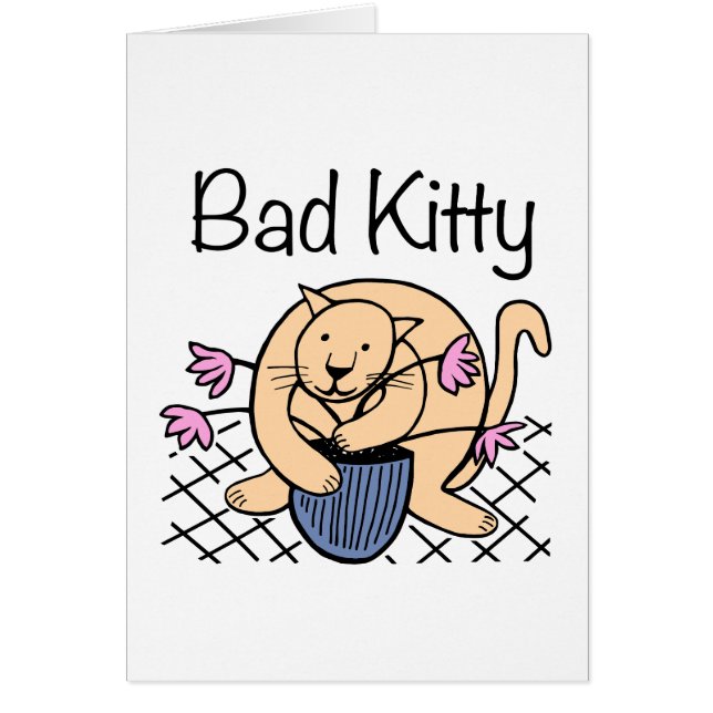 Naughty Cat Cartoon (Vorne)