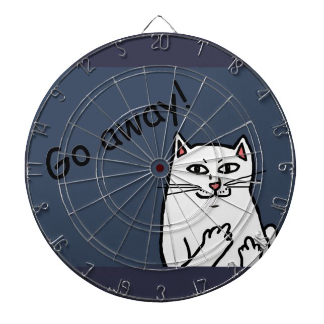 Naughty Cat Dartscheibe (vorne)