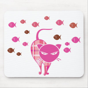 Naughty Cat Mousepad